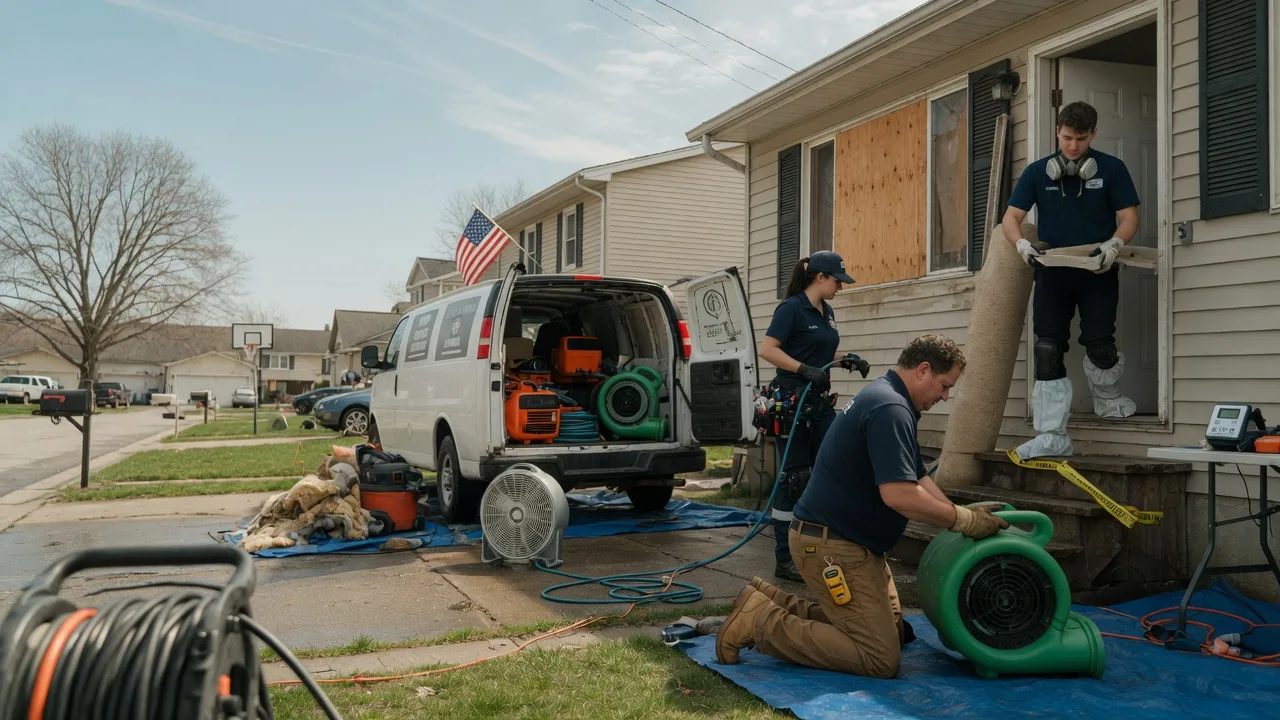 Water Damage Restoration in Whiting, KS near me
